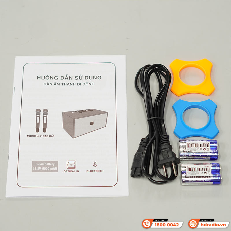 Loa Acrowin SA810, Bass 16cm, Công Suất 150W, Bluetooth, Optical, Kèm 2 Tay Mic-14