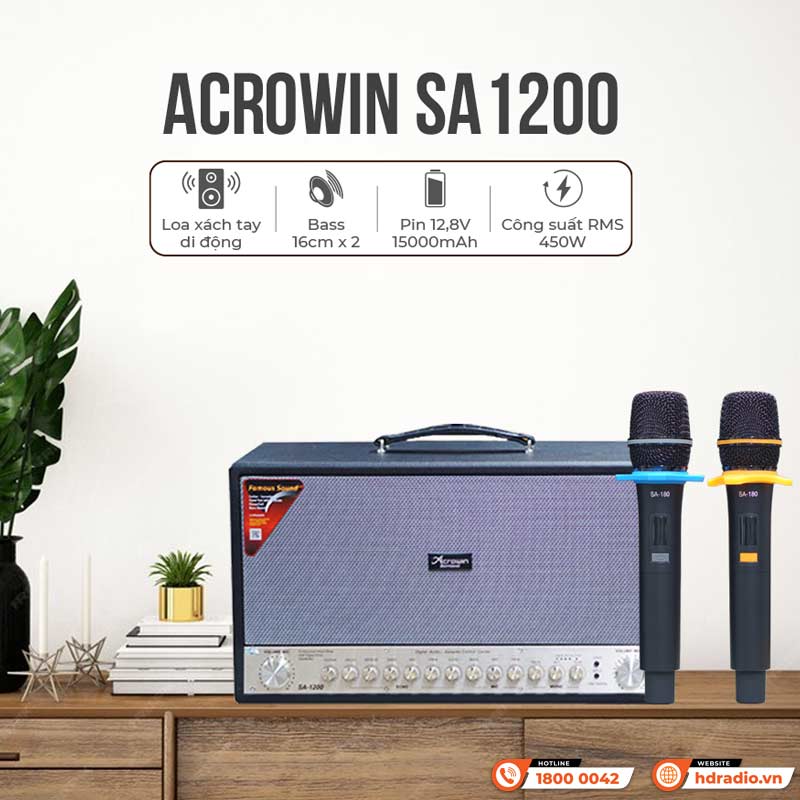 Tính năng Loa Acrowin SA1200