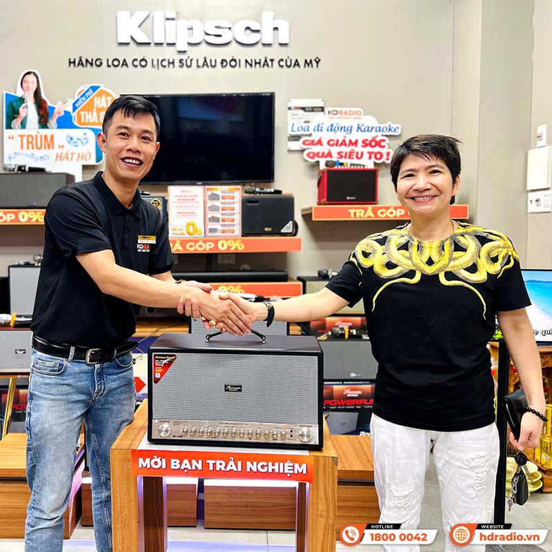 khách hàng mua Loa Acrowin SA1200 chính hãng tại hdradio