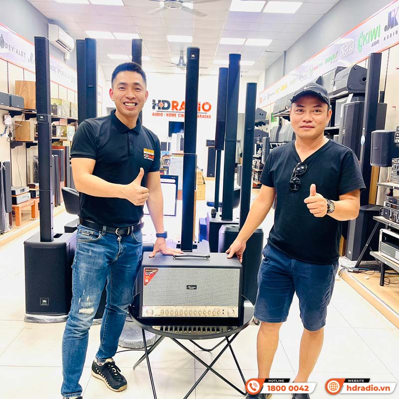 Loa Acrowin SA1200, Công Suất 450W, Bass 16cm x2, 15000mAh, Bluetooth 5.0, Kèm 2 Tay Mic-7