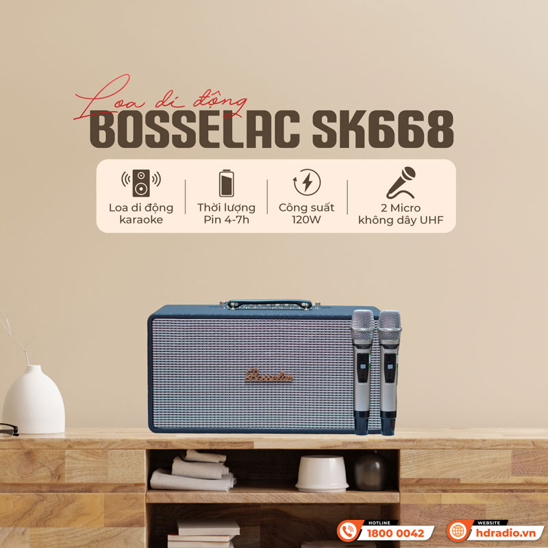 Tính năng Loa BossElac SK668