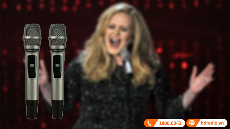 Tích hợp 2 micro không dây cao cấp