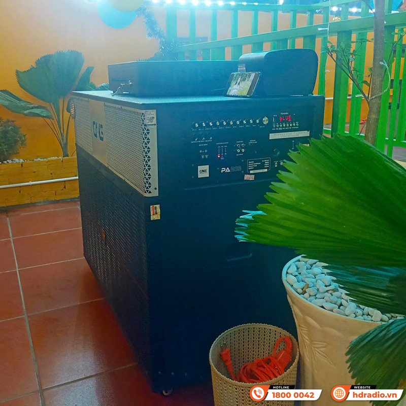 Loa kéo CAVS PA218, Bass 50cm, 800W, Bluetooth 5.0, USB, Card SD-6