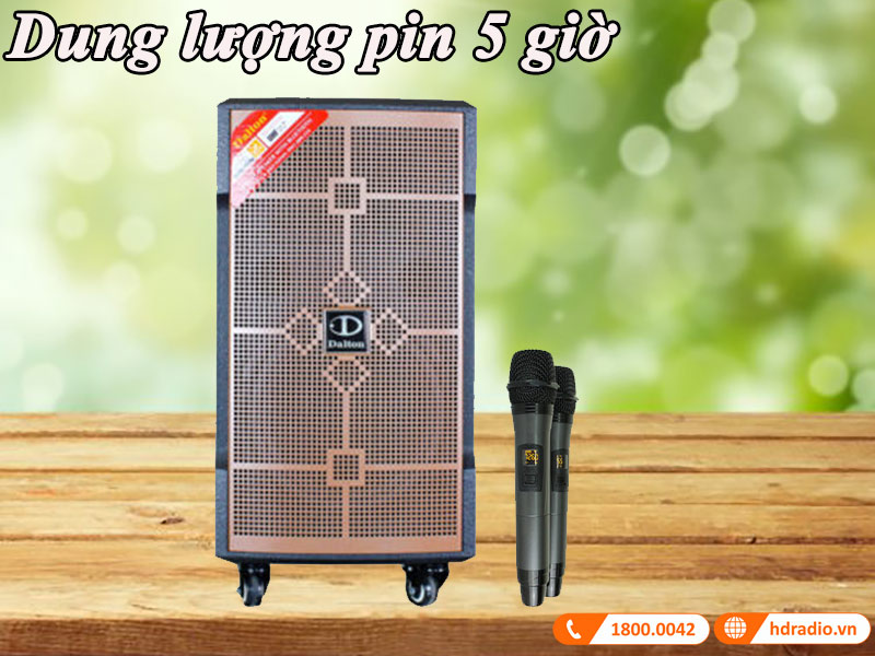 loa keo dalton ts-10g250n dung luong pin 5 gio