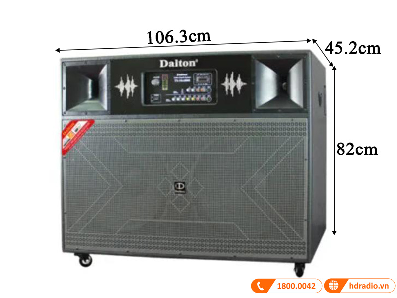 kich thuoc loa dalton ts-18a8000