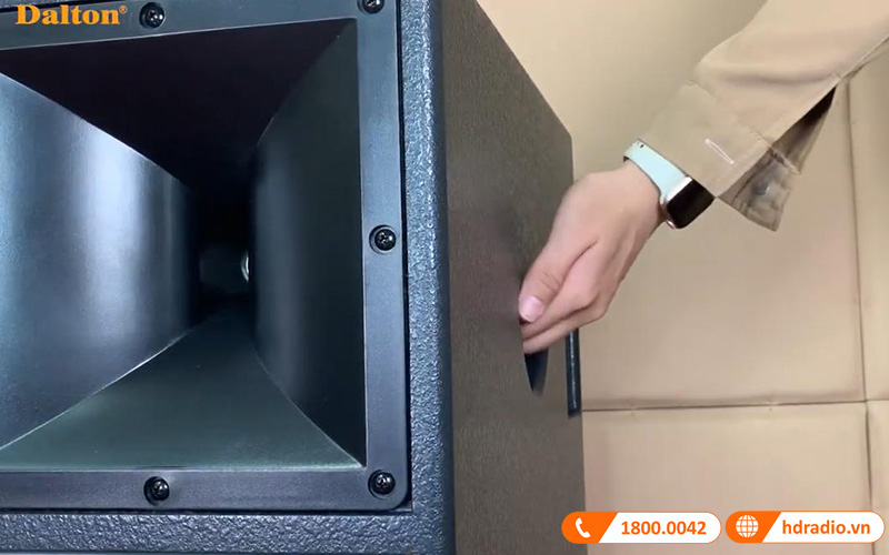 loa keo dalton ts-18a8000 duoc bo tri 2 tay vin va hoc dung hop phu kien