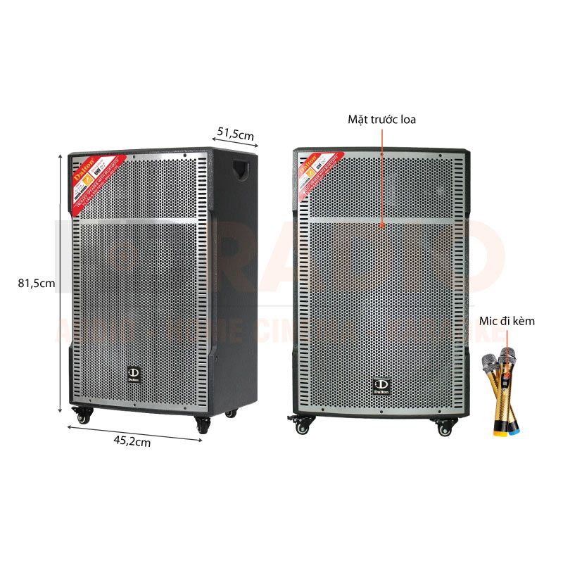 Chú thích Loa Dalton TS-18G800X