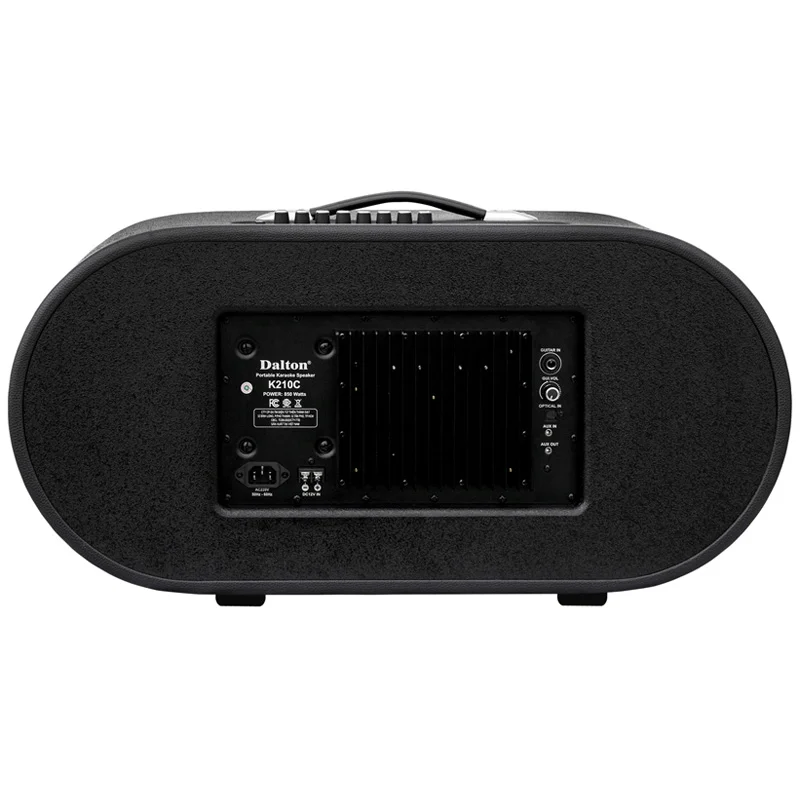 Loa Dalton K210C, Bass 25cm x 2, Công suất 850W, Bluetooth 5.2, USB, AUX, Optical, Kèm 2 MIC-5