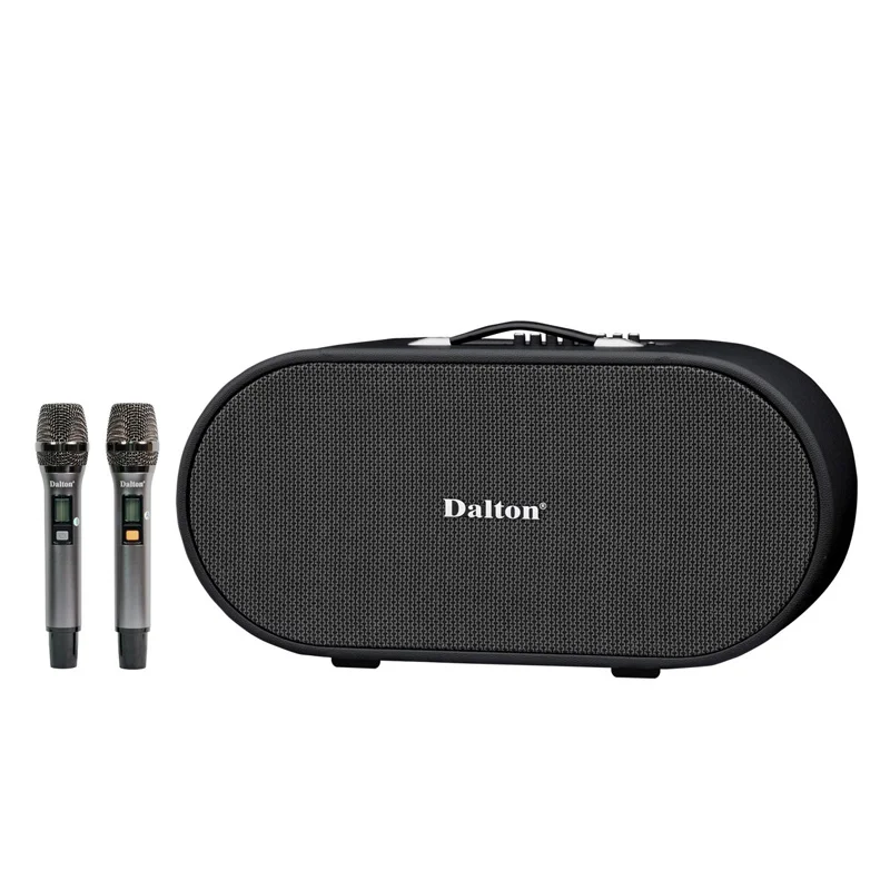 Loa Dalton K210C, Bass 25cm x 2, Công suất 850W, Bluetooth 5.2, USB, AUX, Optical, Kèm 2 MIC