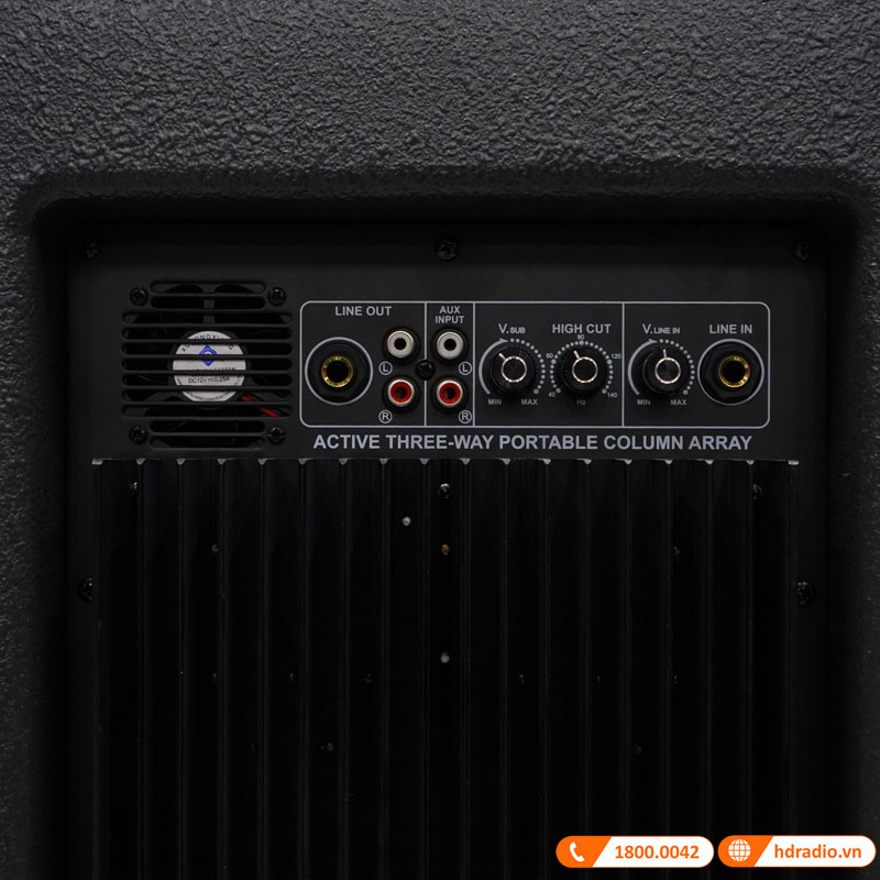 Loa Dalton LA8-S118, Bass 45cm, Công suất 800W, Bluetooth 5.0, Kèm 2 mic-4