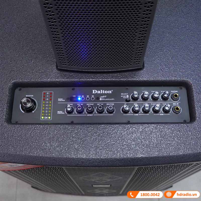 Loa Dalton LA8-S118, Bass 45cm, Công suất 800W, Bluetooth 5.0, Kèm 2 mic-5