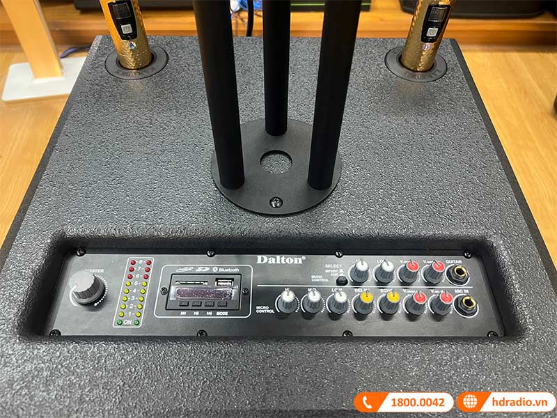 Loa Dalton LP-115SA, Bass 38cm, Công suất 600W, Bluetooth 5.0, Kèm 2 mic-2
