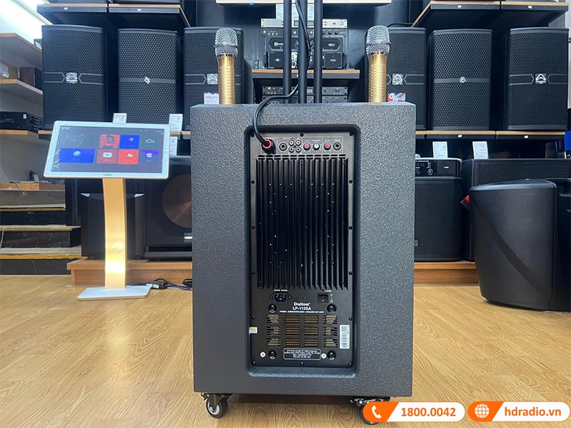 Loa Dalton LP-115SA, Bass 38cm, Công suất 600W, Bluetooth 5.0, Kèm 2 mic-5