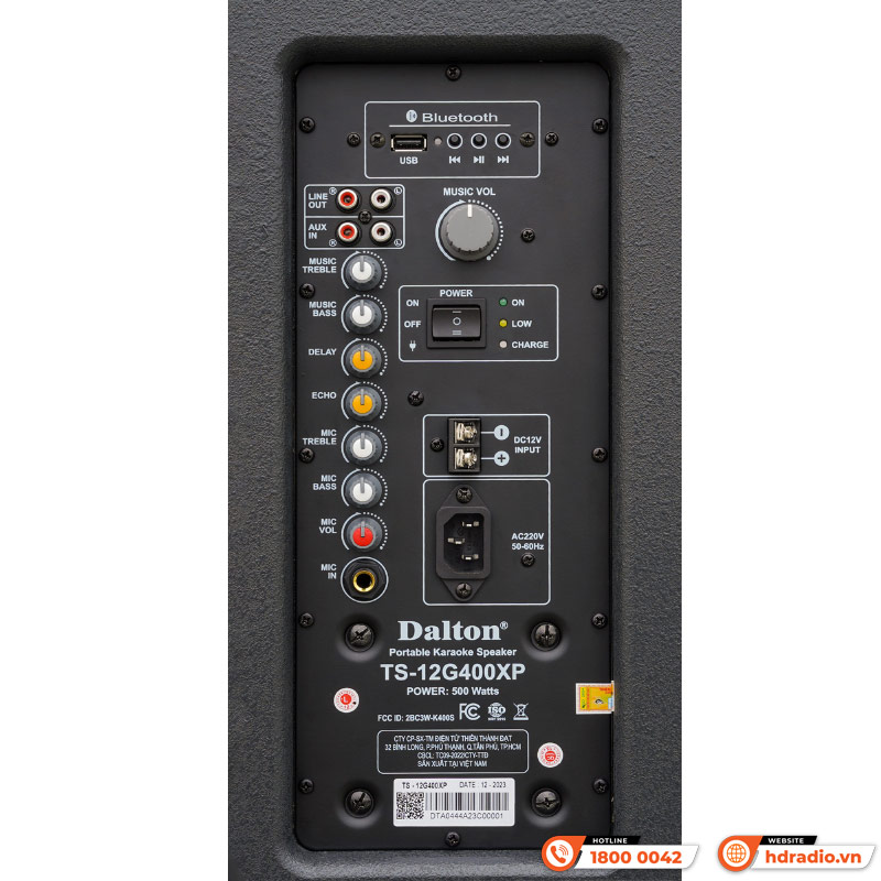 Loa Dalton TS-12G400XP