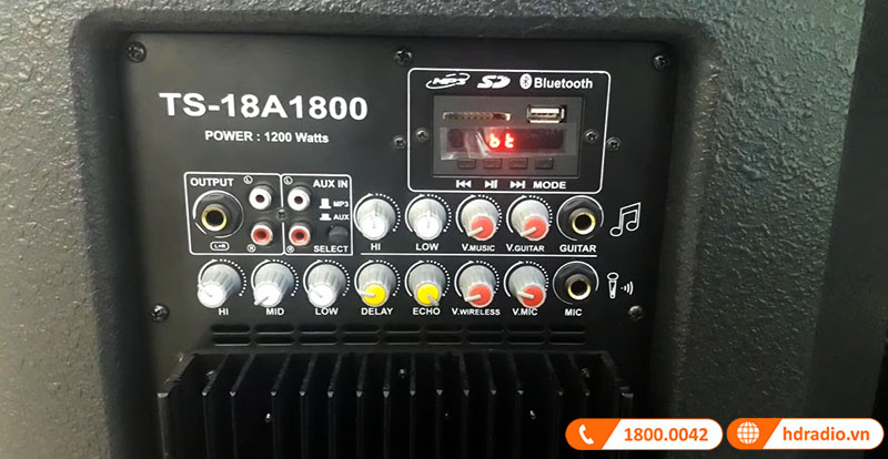 cac nut tuy chinh am thanh cua loa keo dalton ts - 18a1800