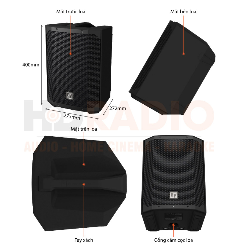 Chú thích loa Electrovoice Everse 8