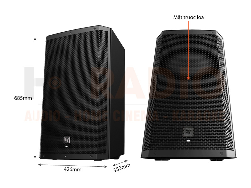 Chú thích Loa Electro voice ZLX 15BT