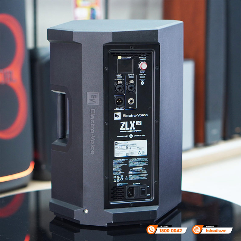 Loa Electro voice ZLX8P-G2, Bass 20cm, Công suất Max 1000W, 126db, Bluetooth, XLR, Hi-Z-9