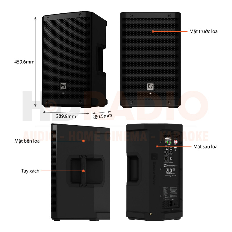 Chú thích Loa Electro voice ZLX-8P-G2