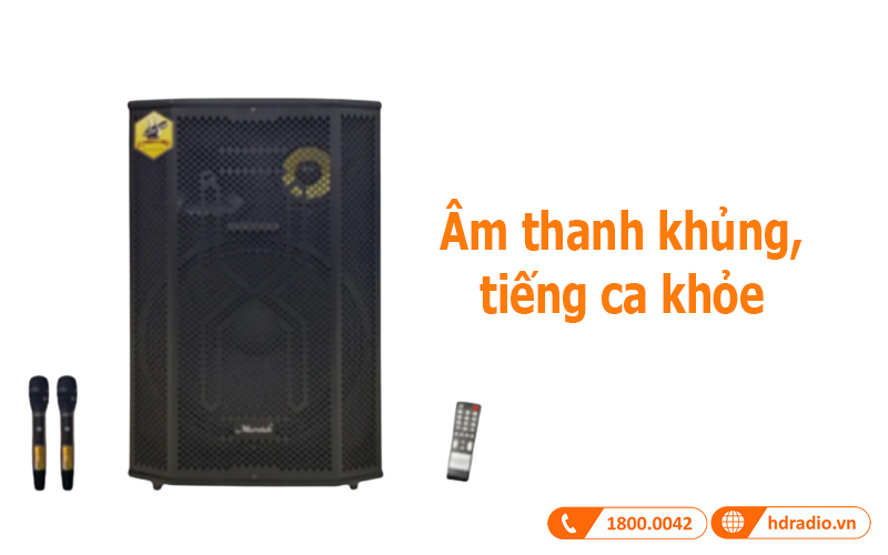 am thanh loa Microtek F-1500Pro