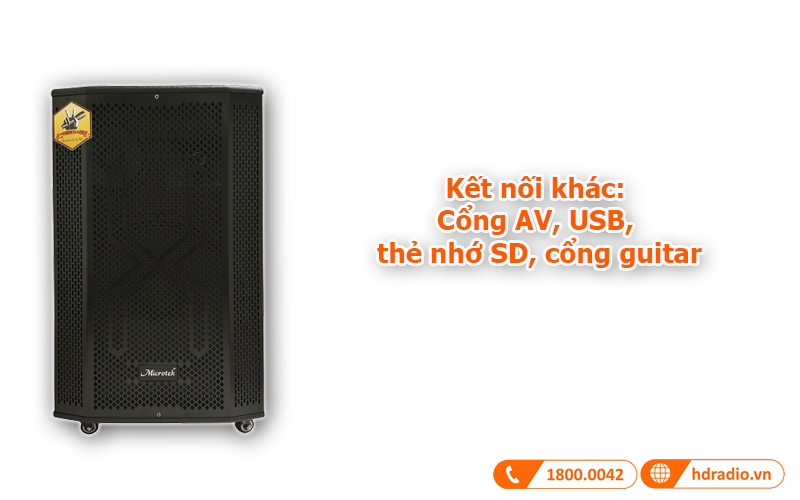 ket noi loa microtek F-1600