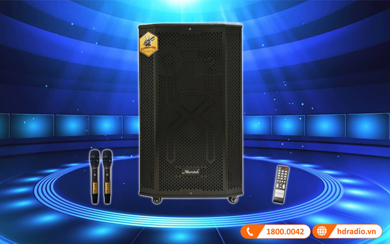 ung dung loa keo microtek f1600