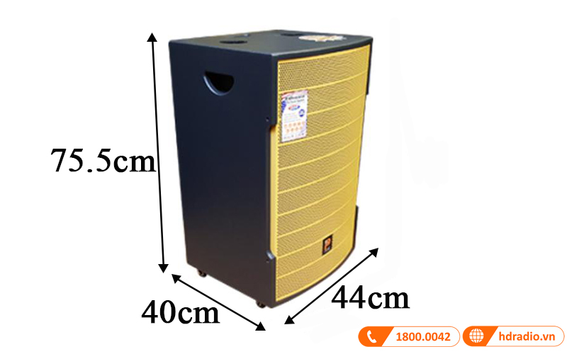 kich thuoc loa keo prosing w15 titan