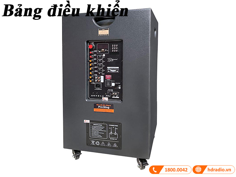 bang dieu khien loa keo prosing w15 titan