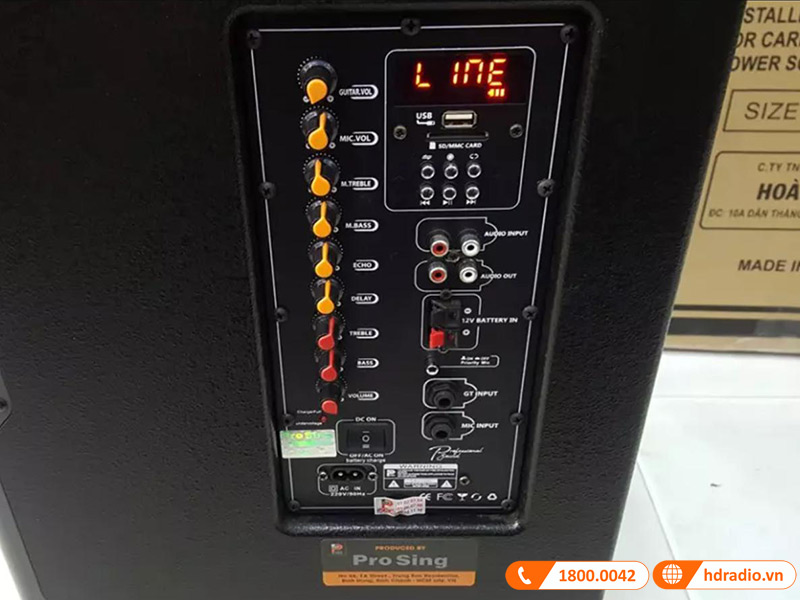 loa keo prosing w15-vn ket noi da dang