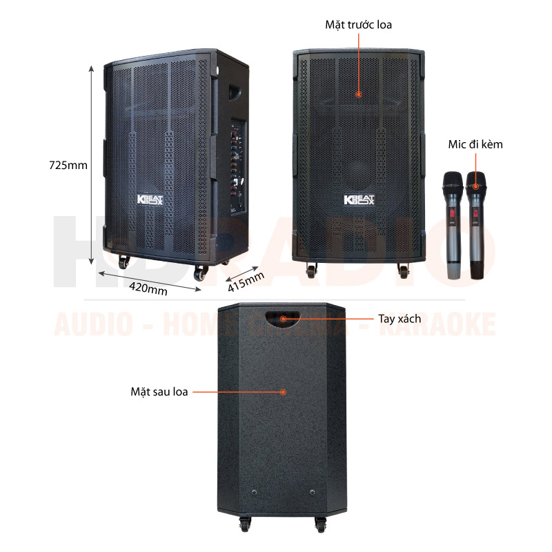 Chú thích Loa Acnos 15S1