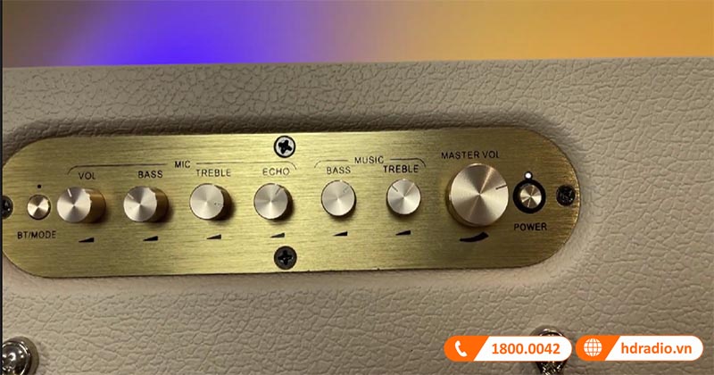 Các núm hiệu chỉnh