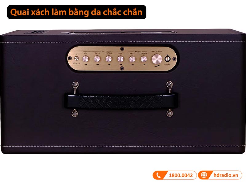 Quai xách bằng da chắc chắn