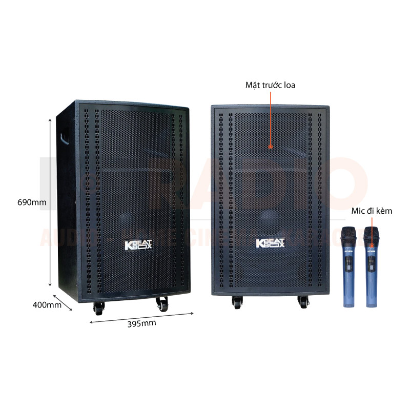 Chú thích loa Acnos CB3050 Max