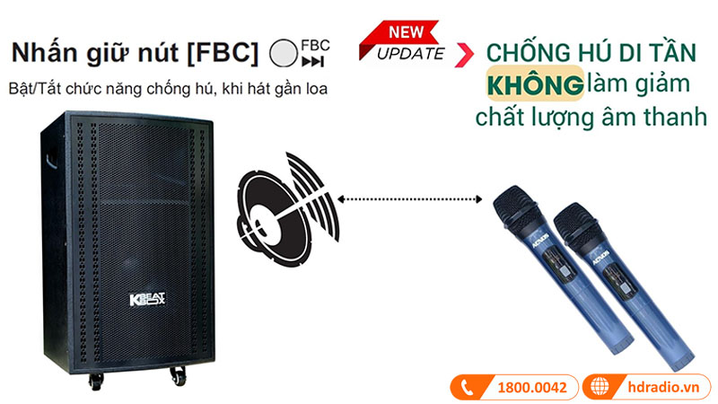 Tính năng chống hú di tần