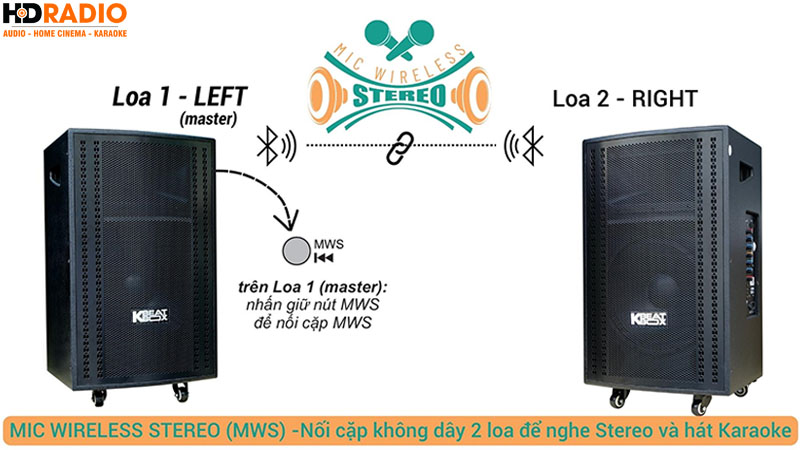 Tính năng MIC WIRELESS STEREO