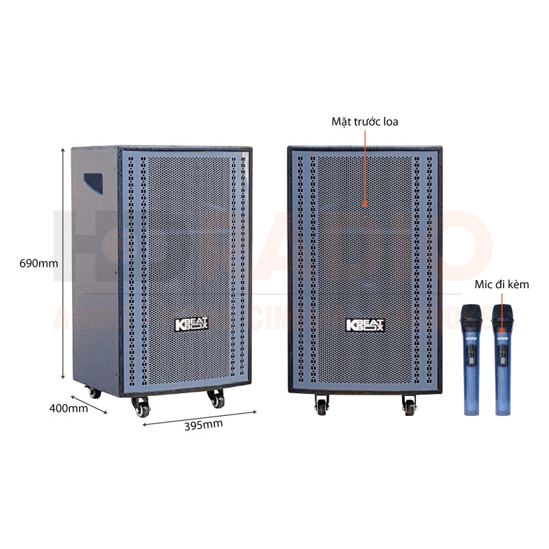 Chú thích loa Acnos CB3051G Chú thích loa Acnos CB3051G