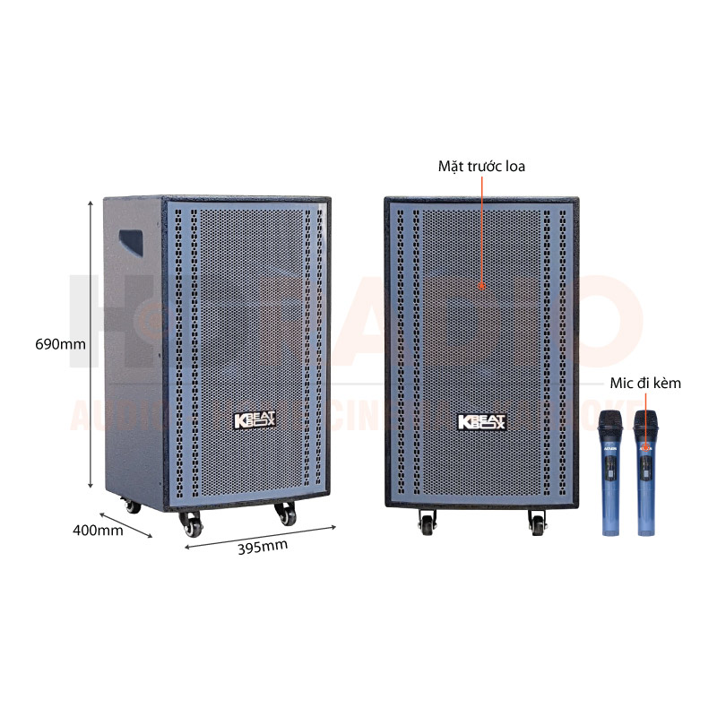 Chú thích loa Acnos CB3051 Max