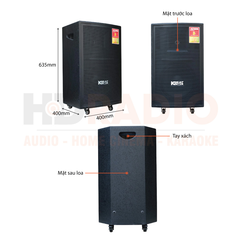 Chú thích loa Acnos CB31