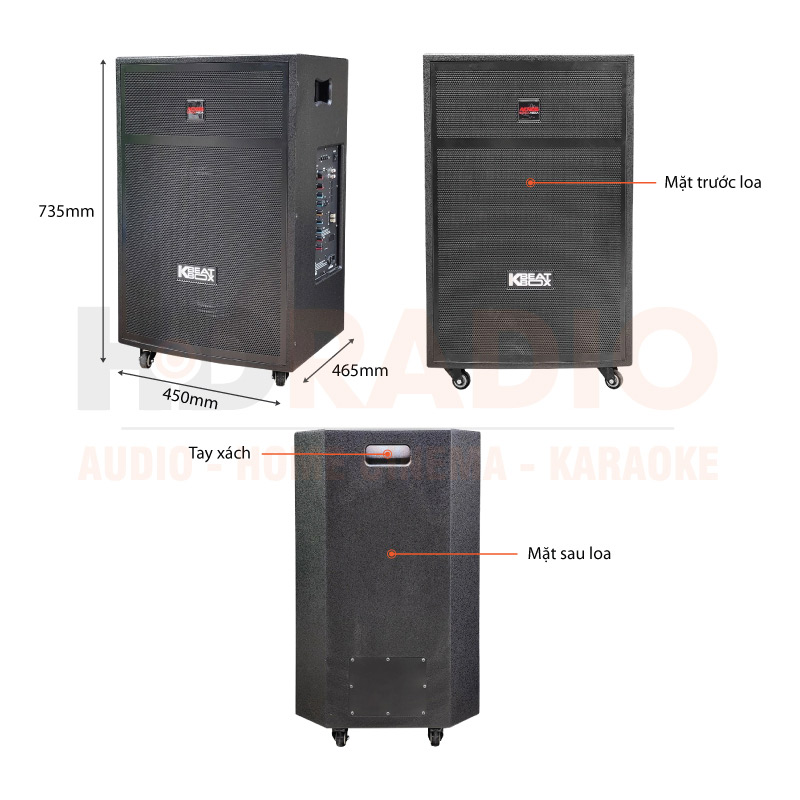 Chú thích loa kéo Acnos CB403GD