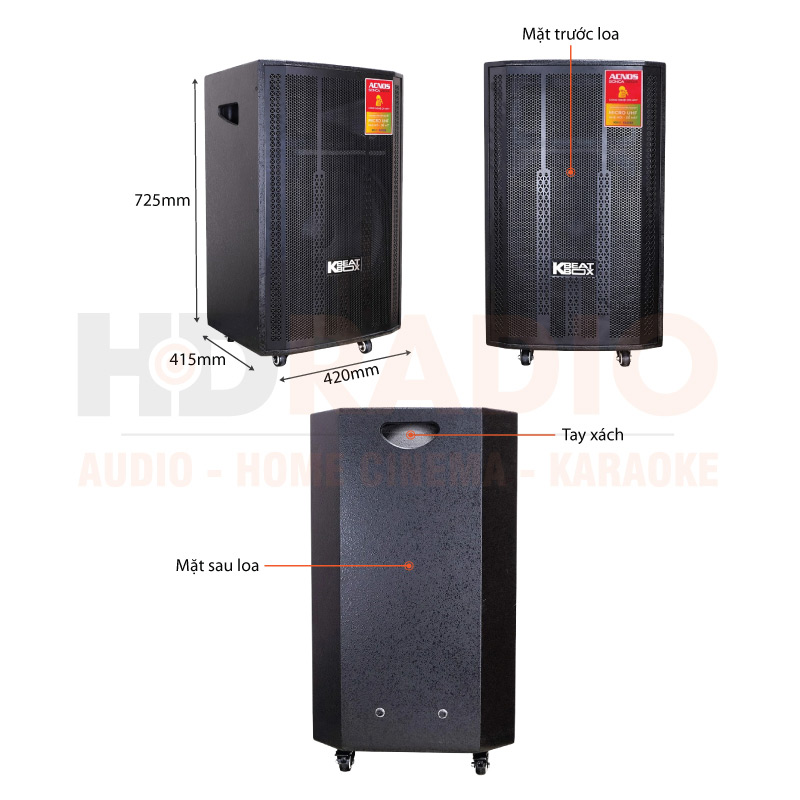 Chú thích Loa Acnos CB4050Max