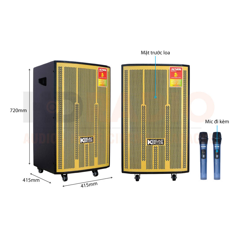 Chú thích loa Acnos CB4051Max