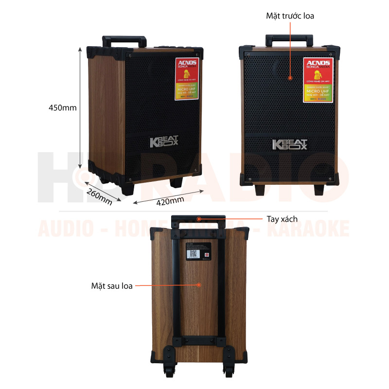 Chú thích Loa Acnos CS120