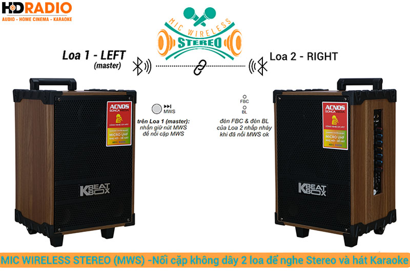 tinh nang MIC WIRELESS STEREO (MWS)