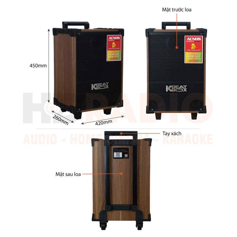 Chú thích Loa Acnos CS140