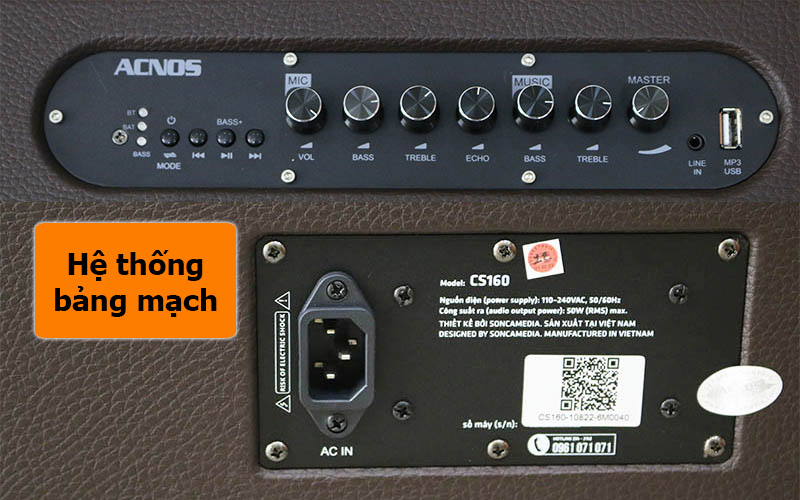 nut dieu khien loa acnos cs160