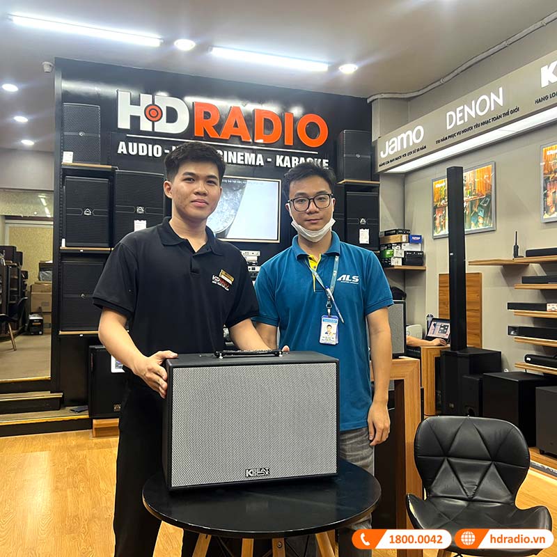 Loa Acnos CS251PU Chính Hãng, Bass 25 cm, Công suất 70W, Bluetooth 5.0, Pin 33Wh, Kèm 2 Tay Mic-7