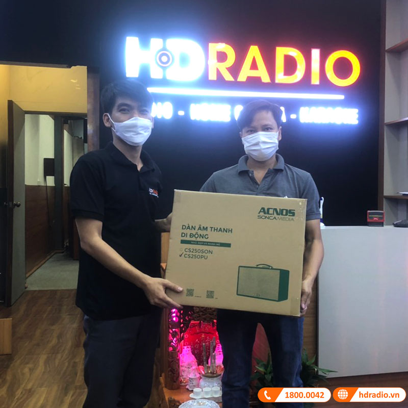 Loa Acnos CS251PU Chính Hãng, Bass 25 cm, Công suất 70W, Bluetooth 5.0, Pin 33Wh, Kèm 2 Tay Mic-8