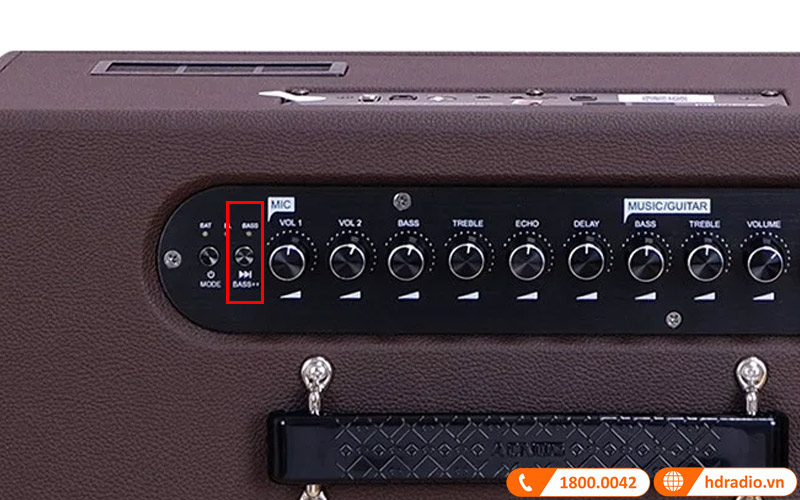 chuc nang bass boost Loa Acnos CS391