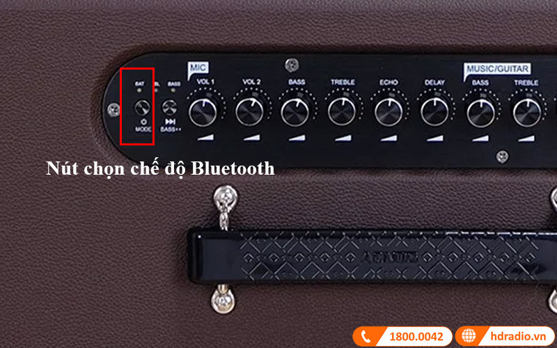 nut chon che do bluetooth