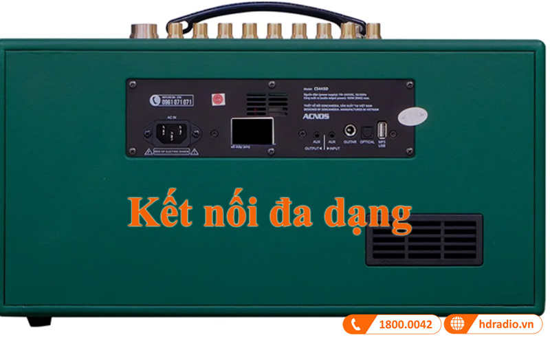 ket noi loa acnos cs445d